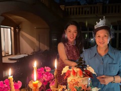 杜江霍思燕为妈妈庆祝70大寿，现场画面曝光！